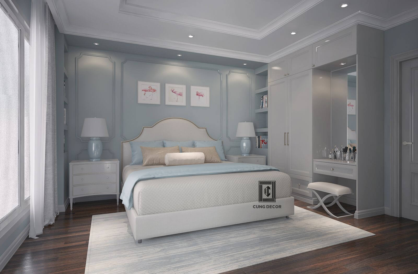 30 Mẫu Phòng Ngủ hiện đại với gam màu xanh HOT nhất năm 2022