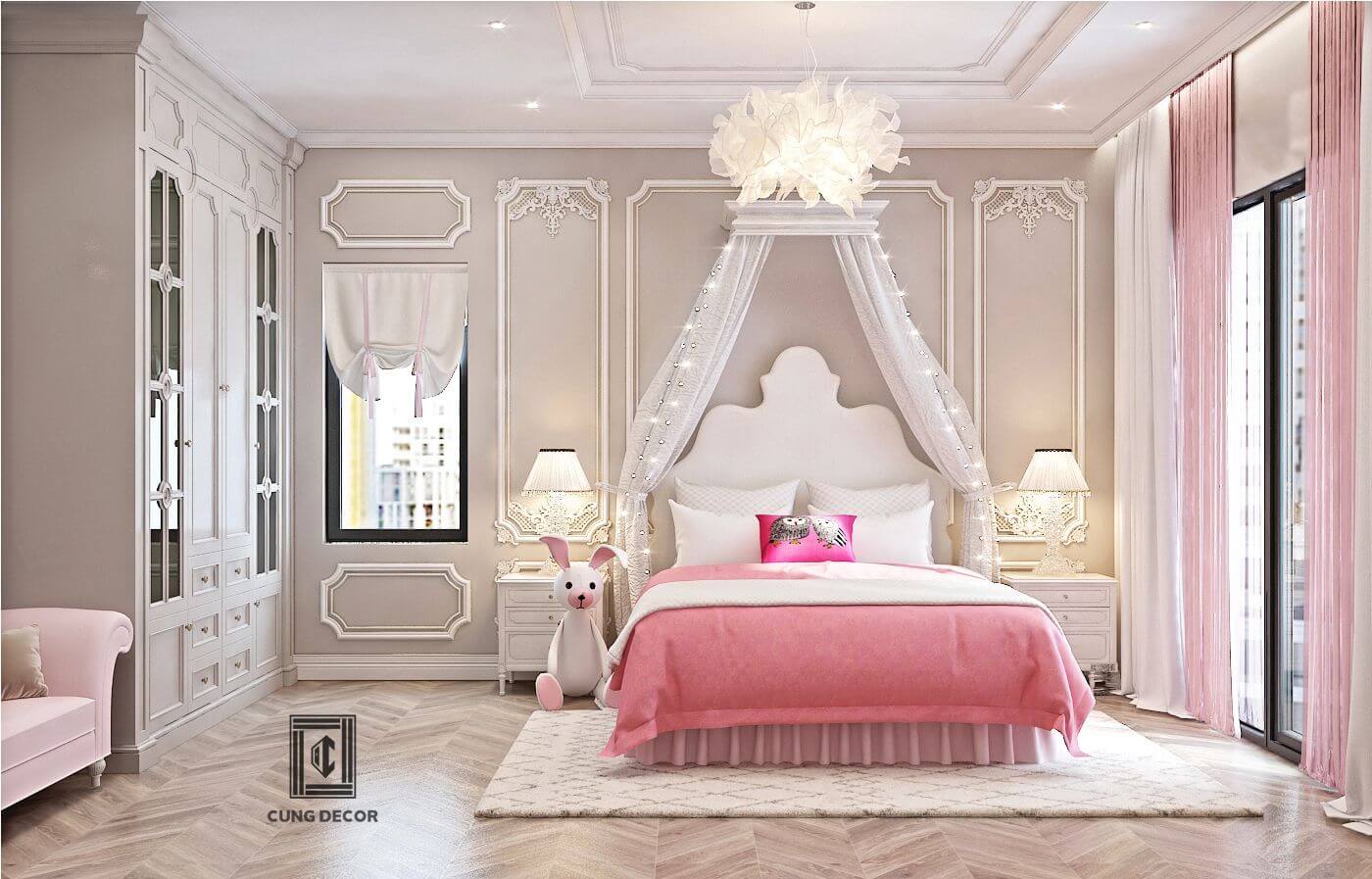 màu sơn phòng ngủ nhẹ nhàng