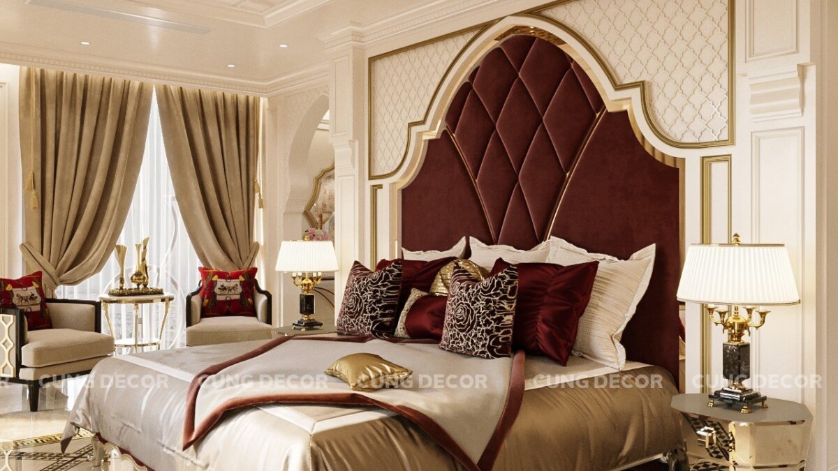 Phòng ngủ phong cách thiết kế cổ điiển