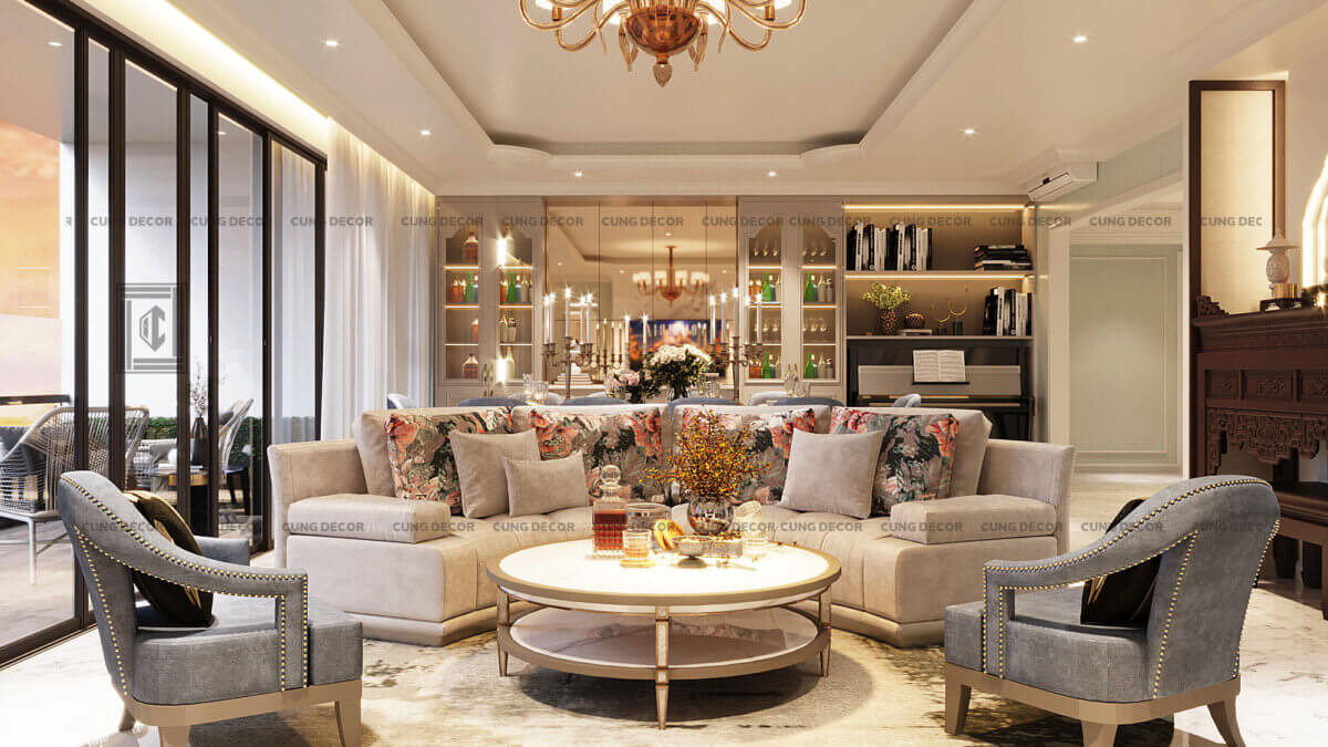 dịch vụ thiết kế nội thất biệt thự trọn gói, chuyên nghiệp