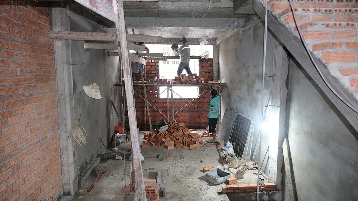 thi công phần thô xây tô