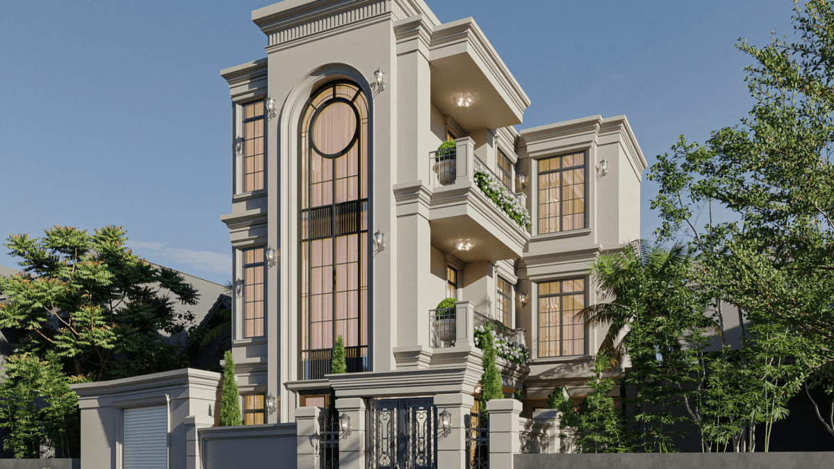 nhà phố tân cổ điển quận 6