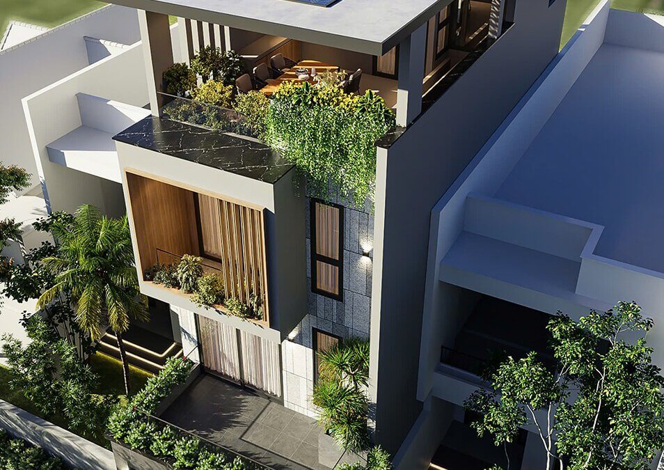 nhà phố hiện đại bình tân