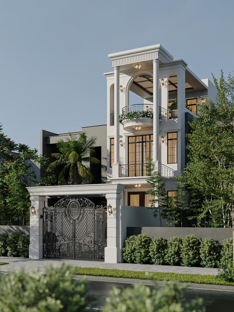 nhà phố Tân Cổ Điển An Giang