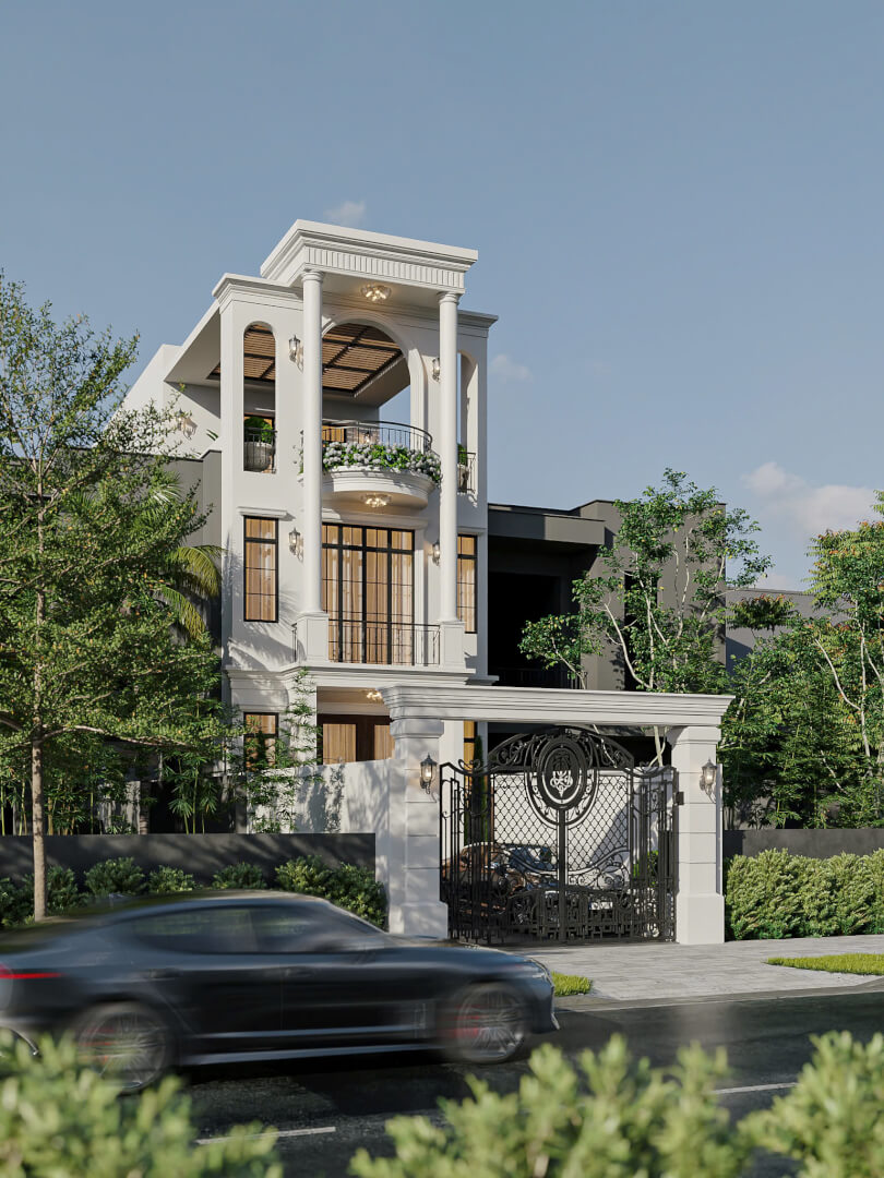 nhà phố Tân Cổ Điển An Giang