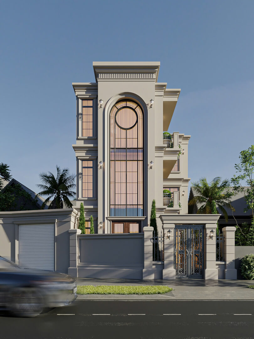 nhà phố tân cổ điển quận 6