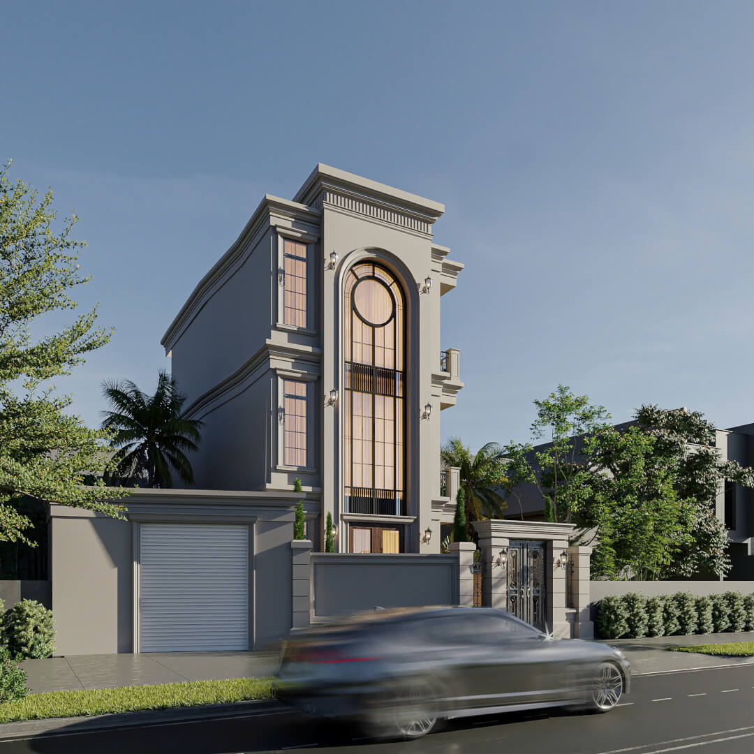 nhà phố tân cổ điển quận 6